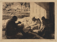 KG 20075
<br/>
Schaften op de deel in Zeeuws-Vlaanderen
<br/>
<em>Dingemans, Waalko Jans (1873-1925)</em>